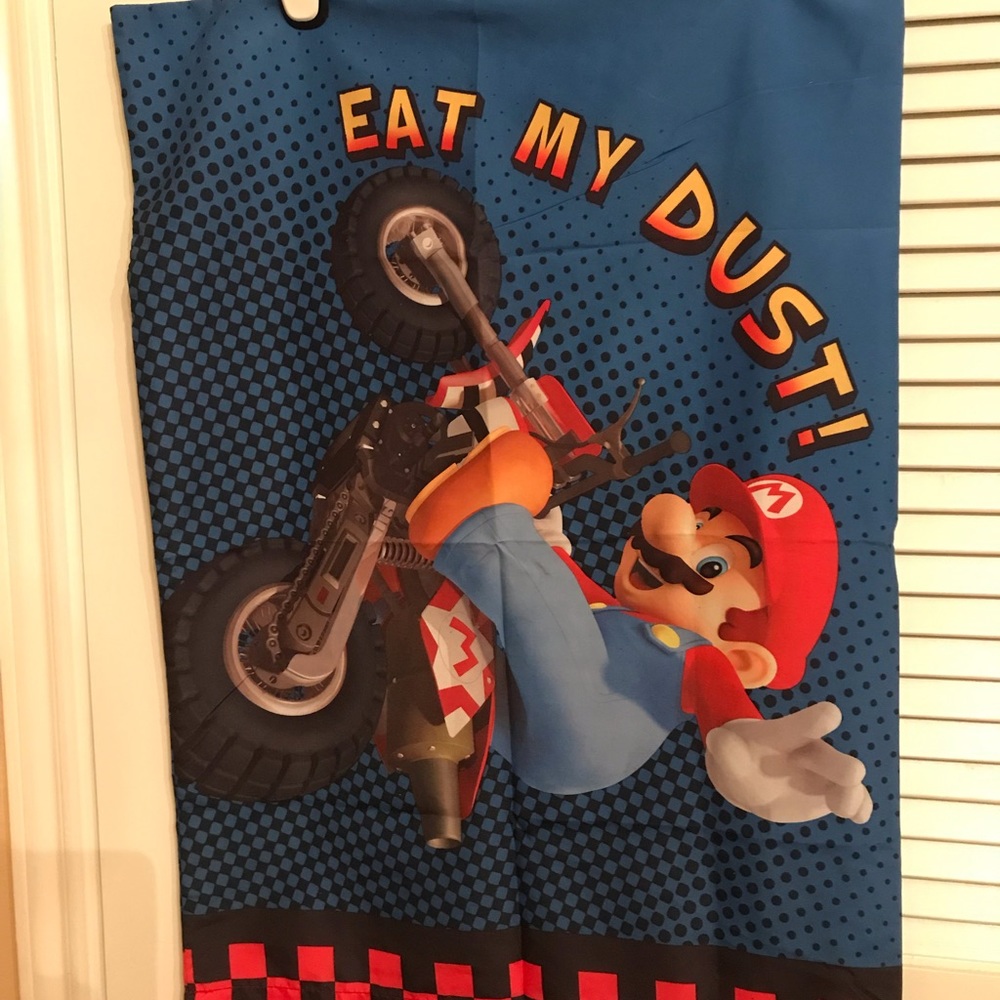 2010 Mario Kart Wii Mario Luigi Standard 2 sided Pillowcase